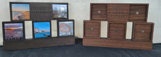Stacked Framed Photo Display with Windows