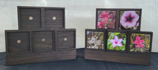 Stacked Framed Photo Display